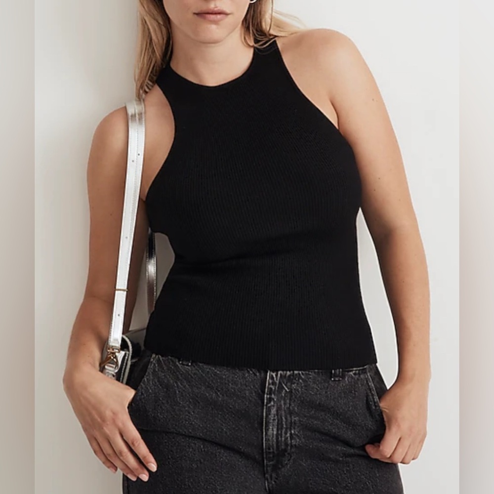 The Signature Knit Cutaway Sweater Tank
